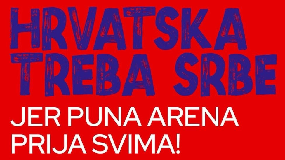 Plakat SDSS Milorada Pupovca aludirao je na brojne koncerte srpske pevačice Aleksandre Prijović širom Hrvatske i u zagrebačkoj Areni
