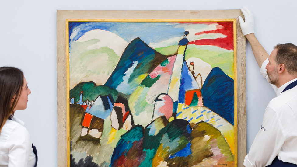 Slika 'Murnau mit Kirche II' Kandinskog
