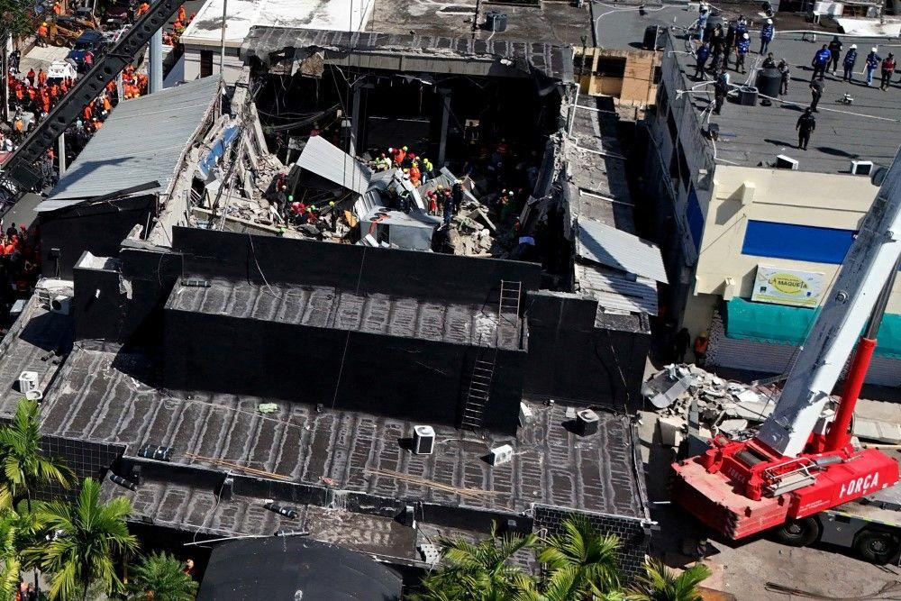 rušenje krova kluba u dominikanskoj republici, tragedija u dominikanskoj republici