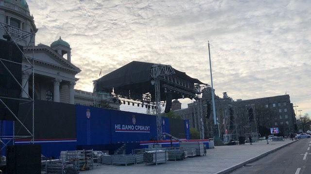vučić, vučićev miting, sabor SNS, Pokret za narod i državu
