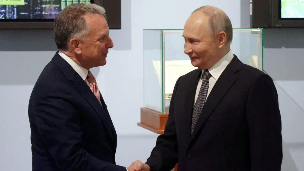 Stiv Vitkof sa Vladimirom Putinom