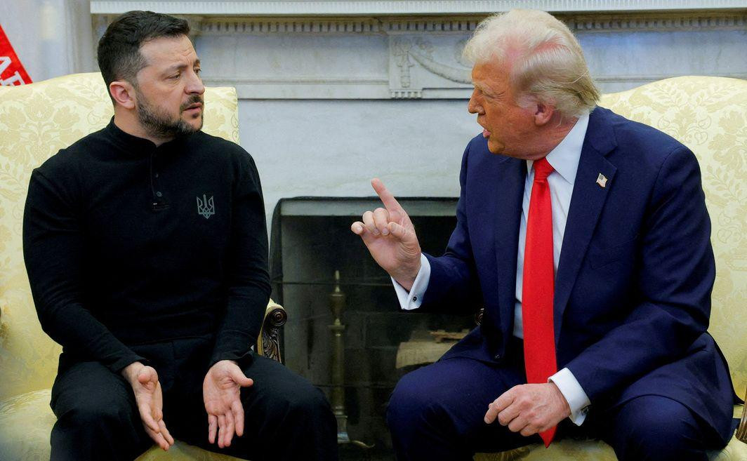 Vladimir Zelebski (levo) i Donald Tramp (desno) u Beloj kući 