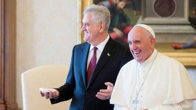 Tomislav Nikolić i papa Franja
