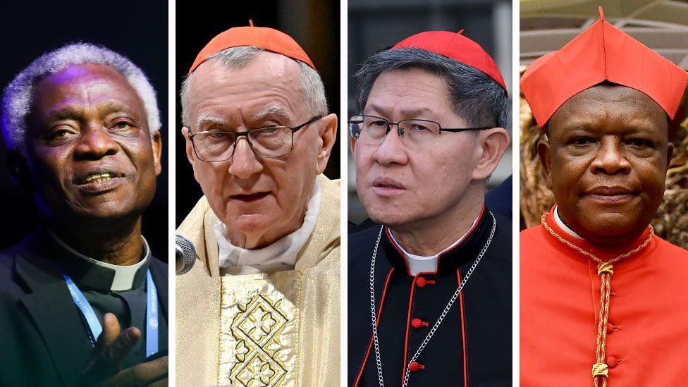 kardinal Piter Kodvo Apija Tarkson, kardinal Pjetro Parolin, kardinal Luis Antonio Gokim Tagle i kardinal Fridolin Ambongo Besungu